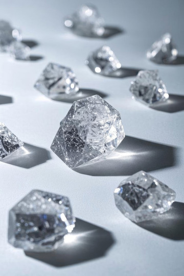 透明钻石特写素材