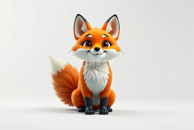 高清大图下载【趣麦麦图】可爱卡通狐狸形象