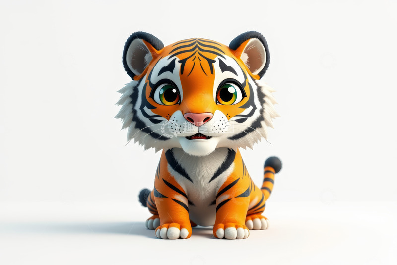 高清大图下载【趣麦麦图】可爱卡通小老虎形象素材