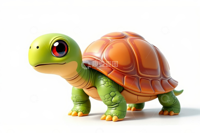 高清大图下载【趣麦麦图】卡通风格乌龟形象素材