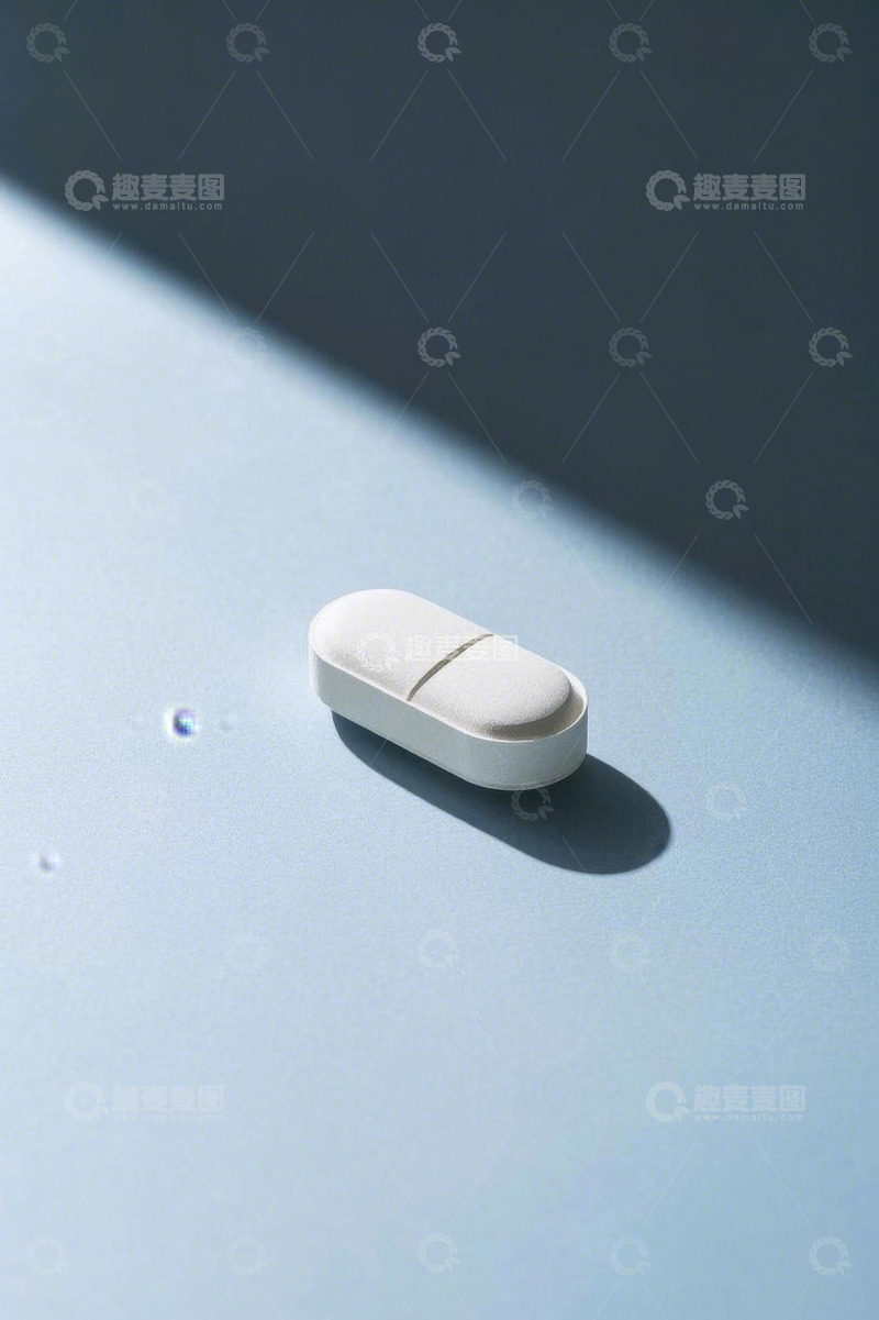 高清大图下载【趣麦麦图】白色药丸特写静物素材