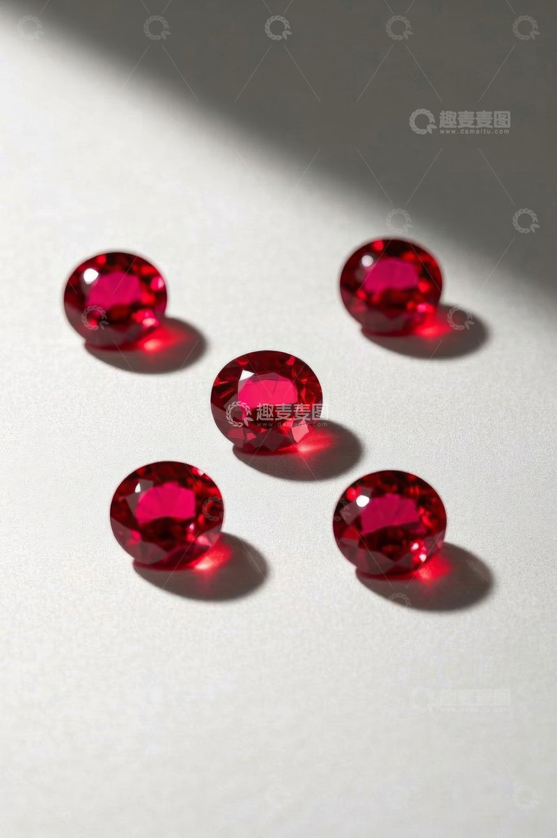 高清大图下载【趣麦麦图】红色宝石特写