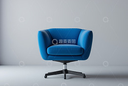 蓝色现代办公椅