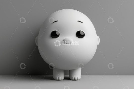 可爱卡通球形角色形象