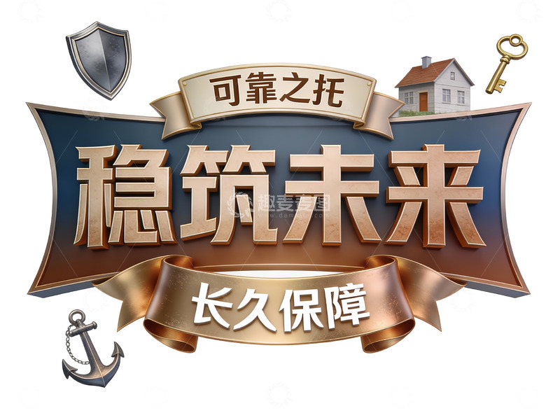 高清大图下载【趣麦麦图】可靠之托：稳筑未来的长久保障