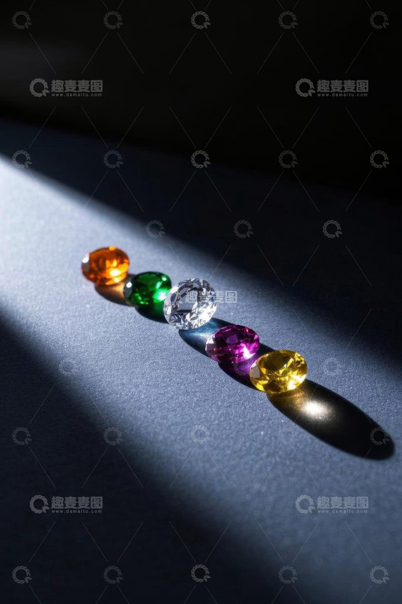 高清大图下载【趣麦麦图】多彩宝石特写