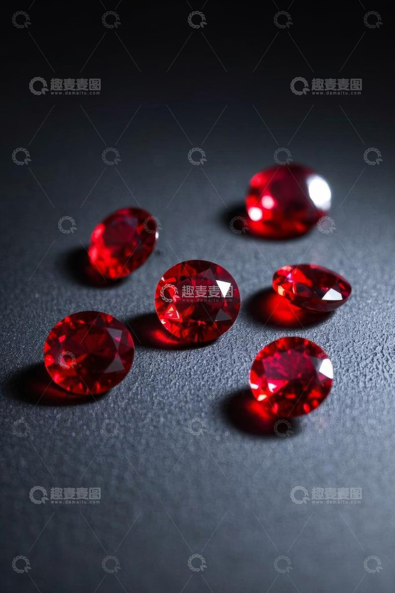 高清大图下载【趣麦麦图】红色宝石特写