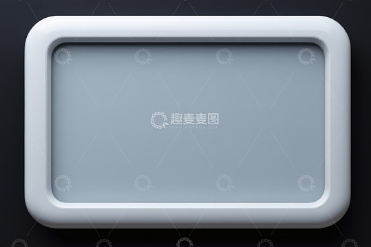 白色矩形框现代简约设计