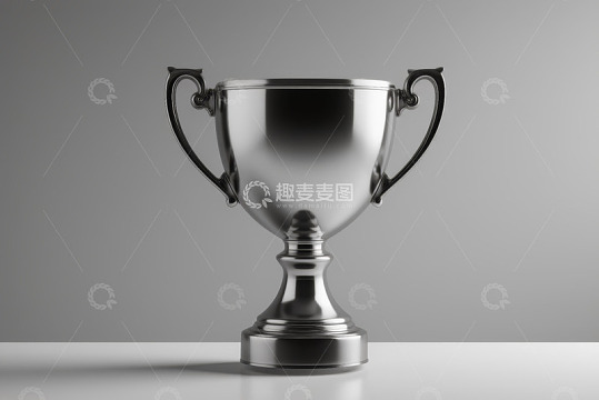 金属奖杯特写