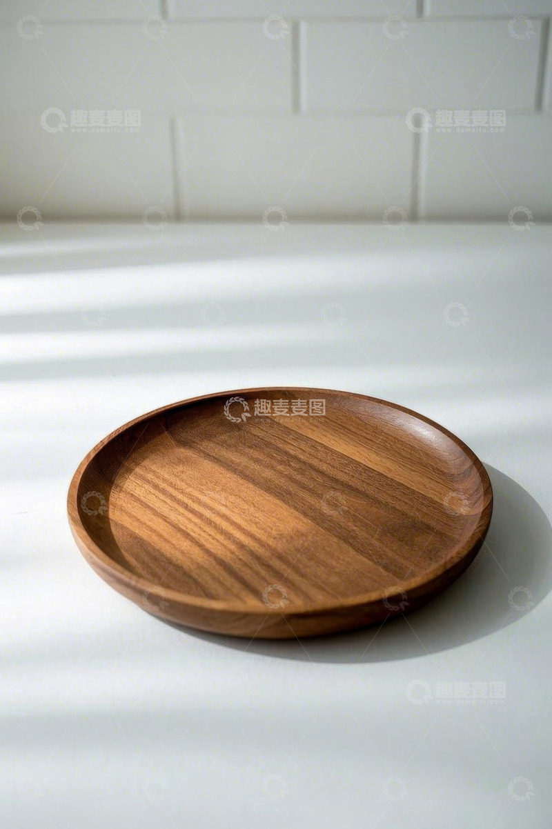 高清大图下载【趣麦麦图】木质圆盘静物特写
