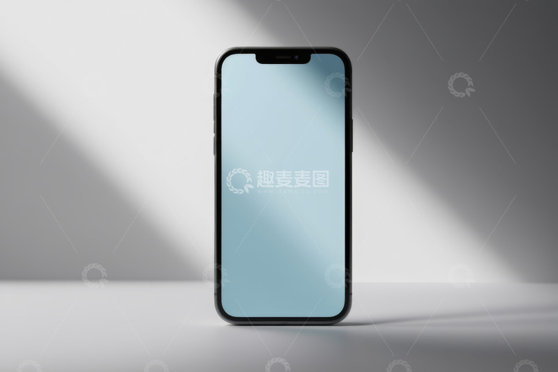 高清大图下载【趣麦麦图】黑色智能手机静物展示