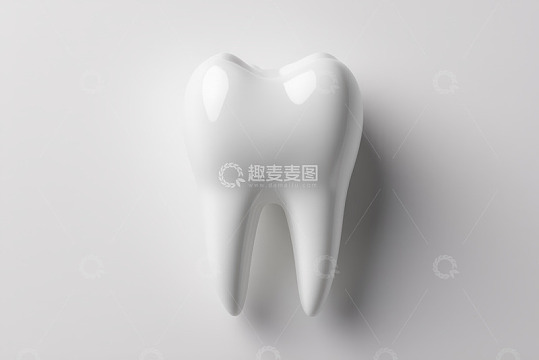 白色牙齿特写素材