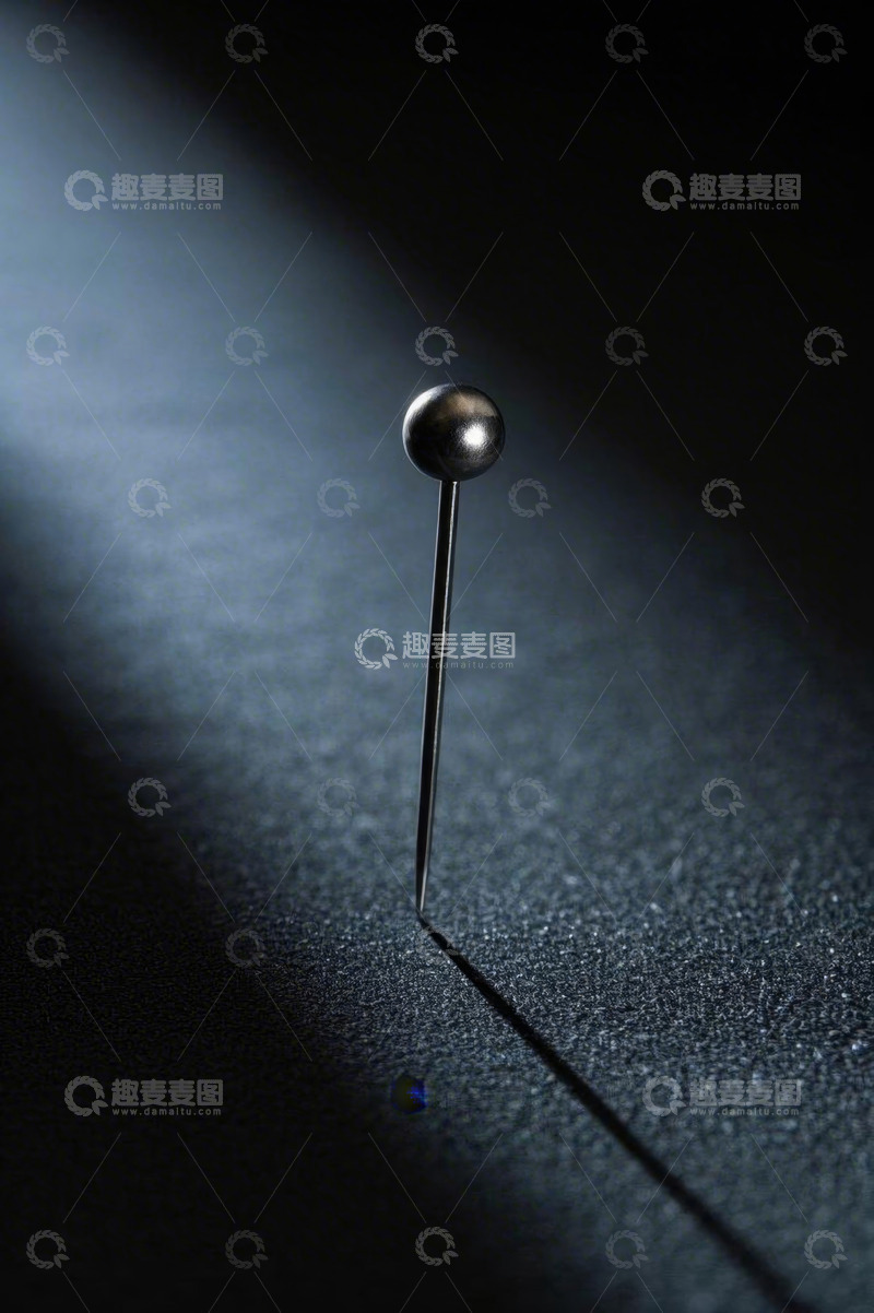 高清大图下载【趣麦麦图】金属大头针特写