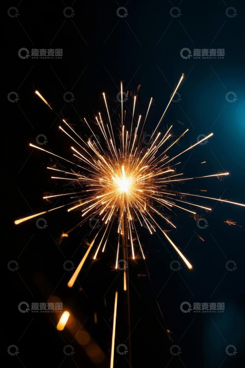 高清大图下载【趣麦麦图】闪耀的烟花特写