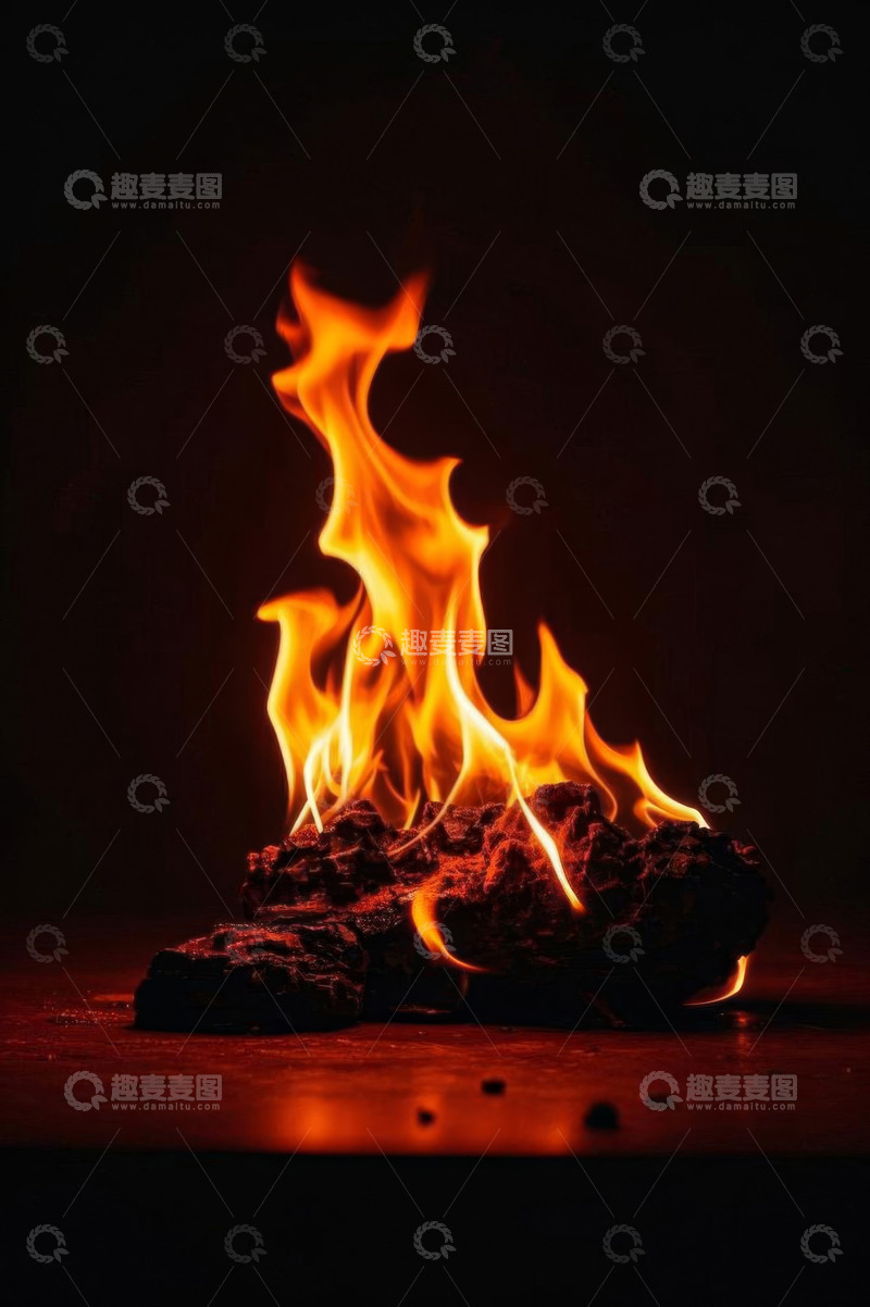 高清大图下载【趣麦麦图】燃烧火焰特写素材