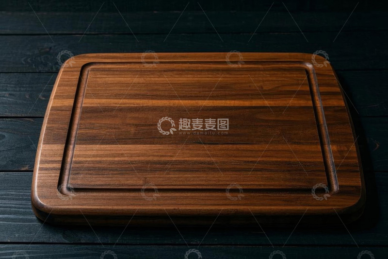 高清大图下载【趣麦麦图】木质砧板特写