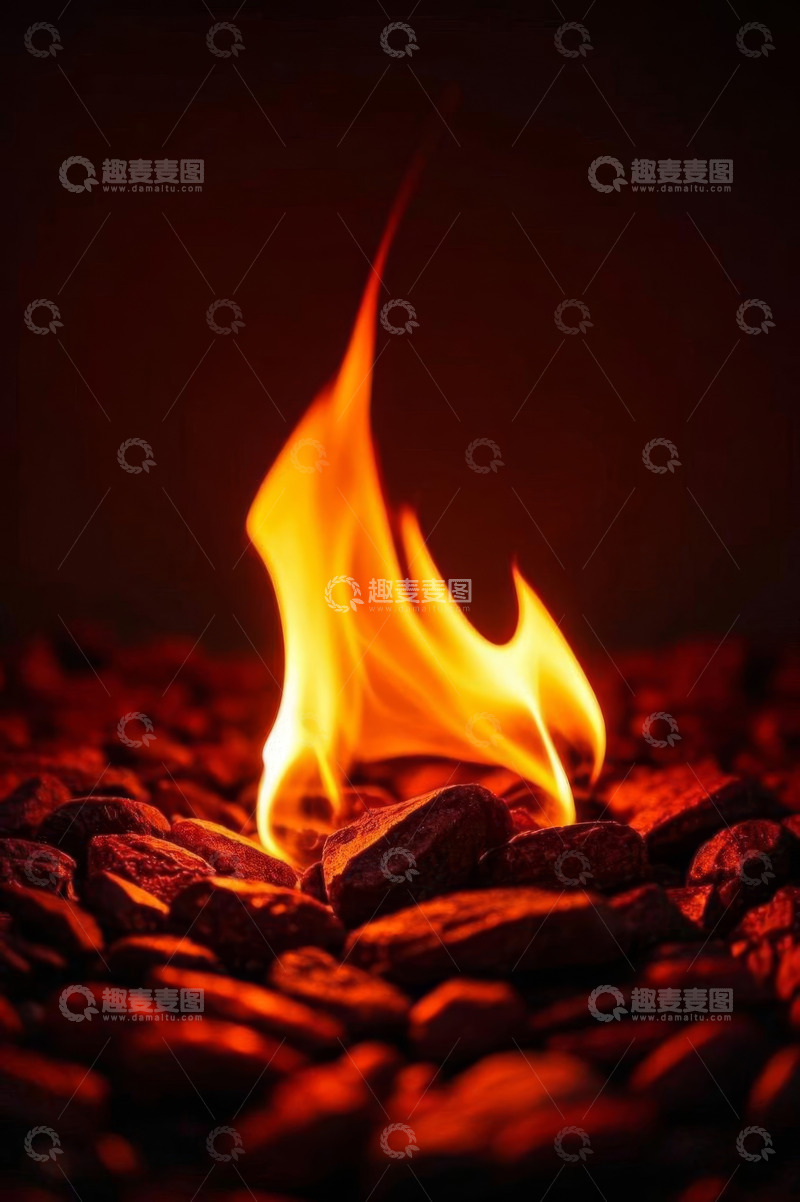 高清大图下载【趣麦麦图】燃烧火焰特写
