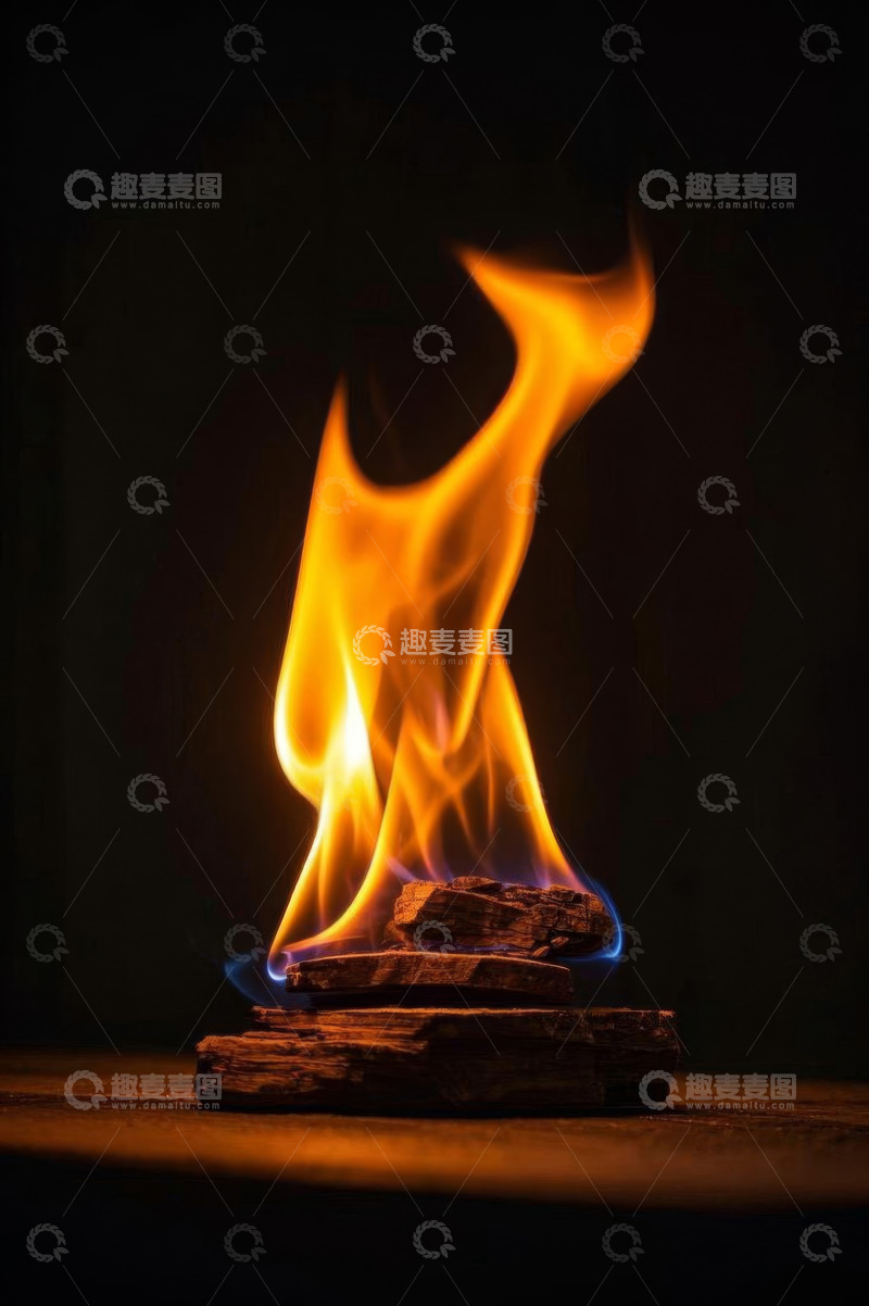 高清大图下载【趣麦麦图】燃烧火焰特写