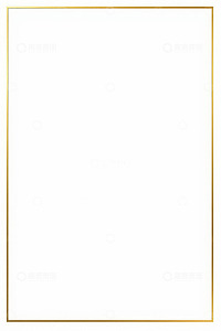 白色背景金色框架素材