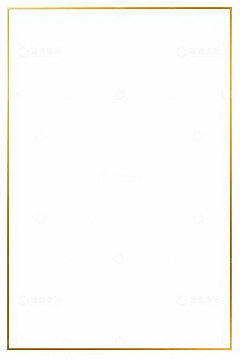 白色背景金色框架素材
