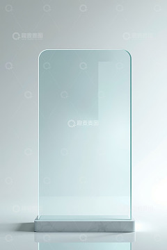 透明玻璃展示台样机