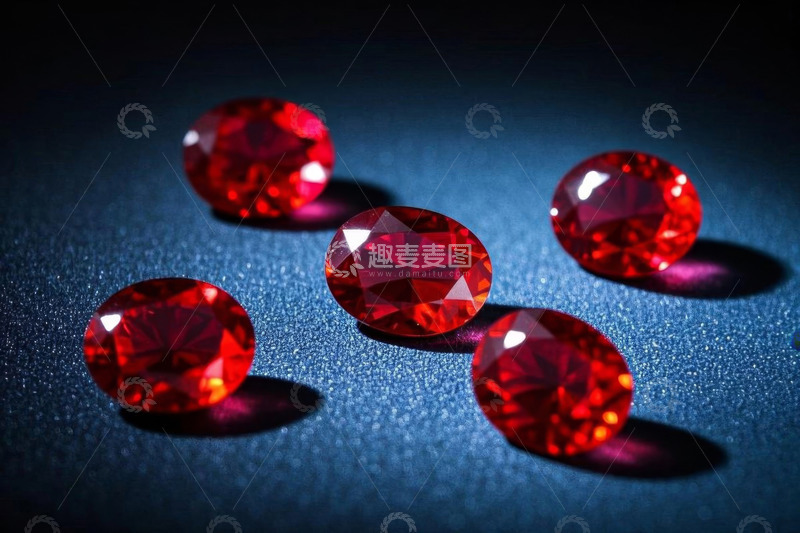 高清大图下载【趣麦麦图】红色宝石微距特写
