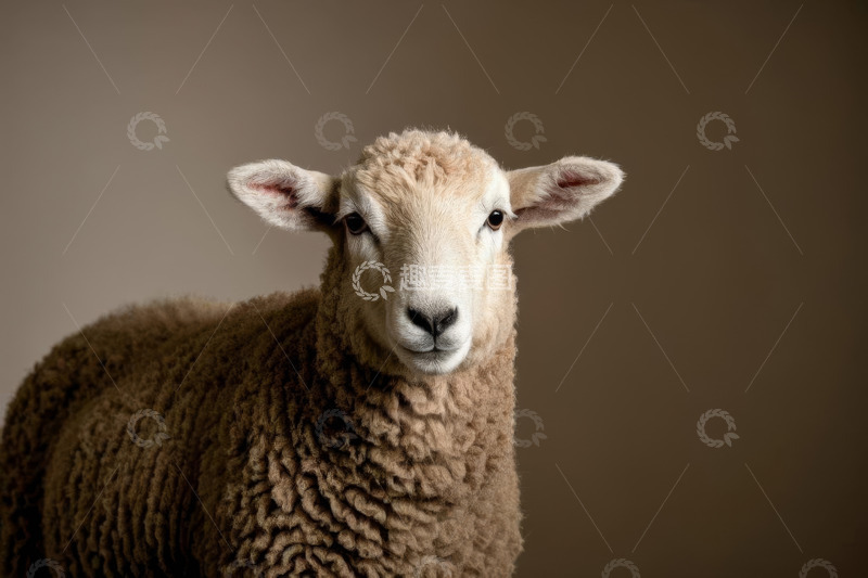 高清大图下载【趣麦麦图】绵羊特写素材