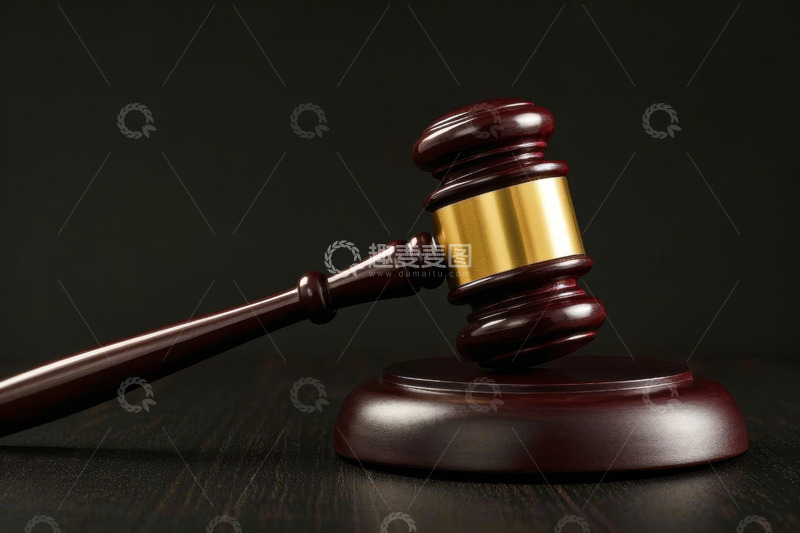 高清大图下载【趣麦麦图】法庭木槌特写