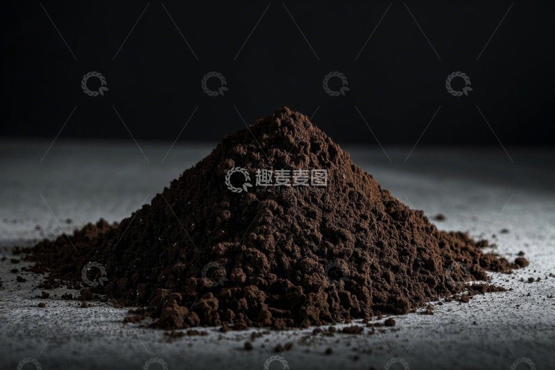 高清大图下载【趣麦麦图】一堆咖啡粉末特写