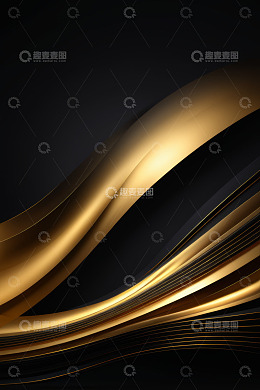 黑金风格动感线条背景素材