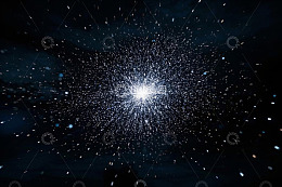 闪耀星芒抽象光效画面