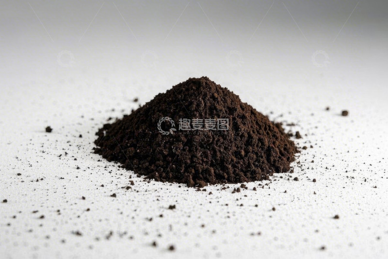 高清大图下载【趣麦麦图】一堆咖啡粉特写