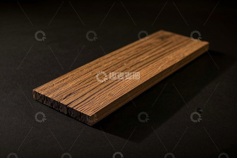 高清大图下载【趣麦麦图】深色背景上的木板展示