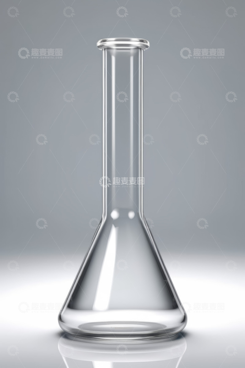 高清大图下载【趣麦麦图】实验室玻璃锥形烧瓶