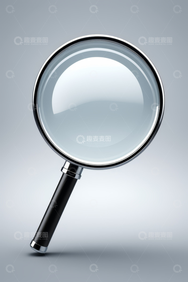 高清大图下载【趣麦麦图】金属放大镜特写