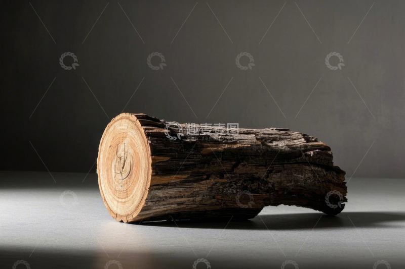 高清大图下载【趣麦麦图】原木木桩特写素材