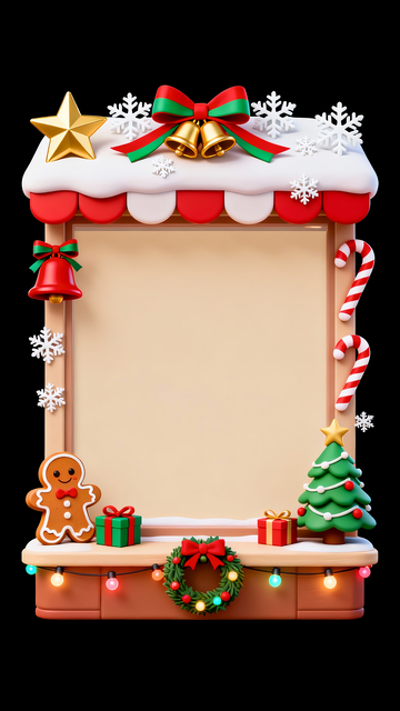 圣诞主题弹窗ui2