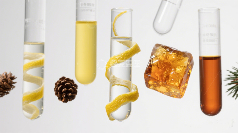 高清大图下载【趣麦麦图】实验室柠檬香料提取