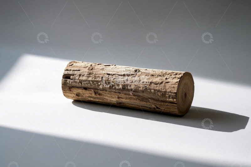 高清大图下载【趣麦麦图】圆柱形原木特写