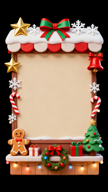 圣诞主题弹窗ui1