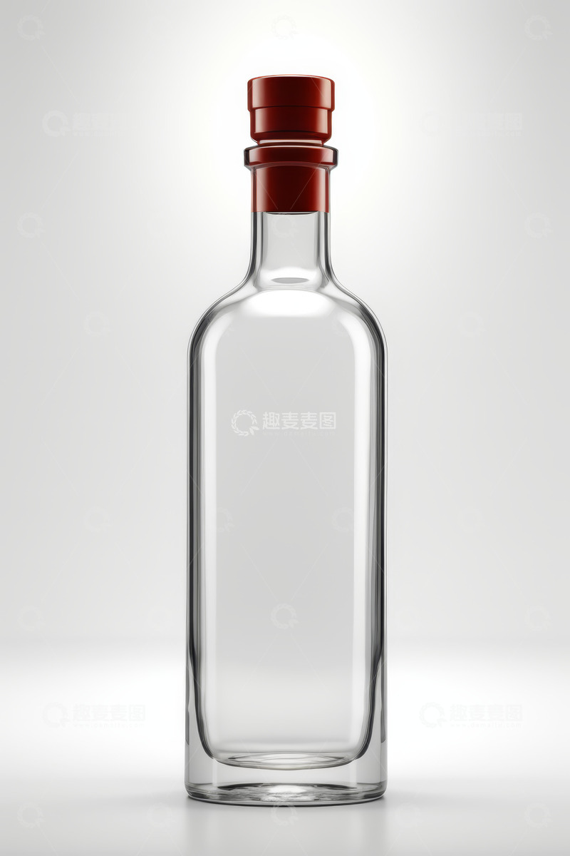 高清大图下载【趣麦麦图】透明玻璃酒瓶特写