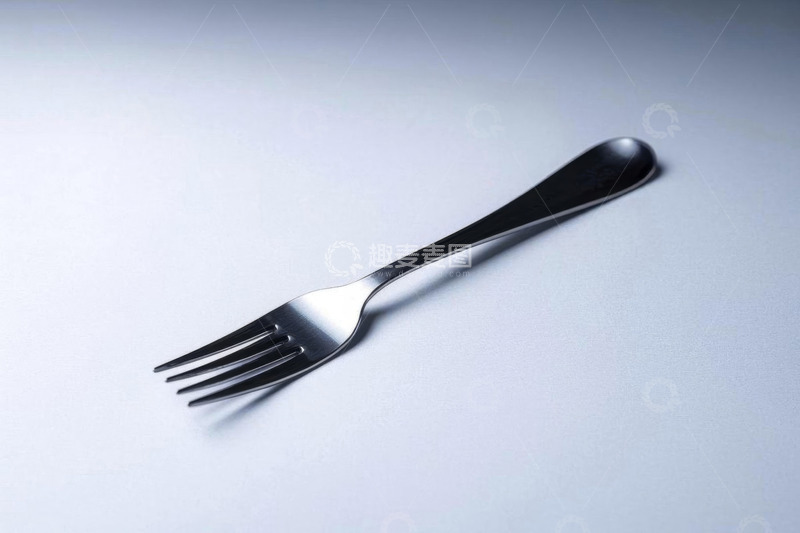 高清大图下载【趣麦麦图】不锈钢叉子特写