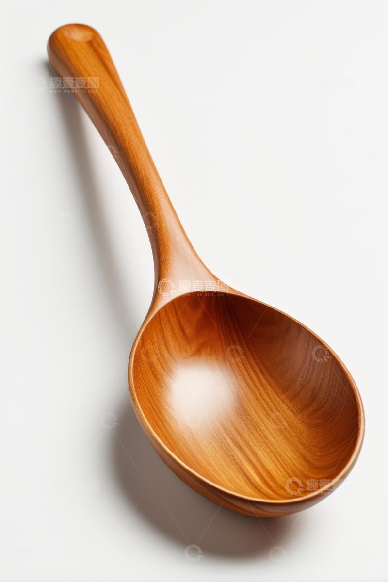 高清大图下载【趣麦麦图】木制汤勺特写