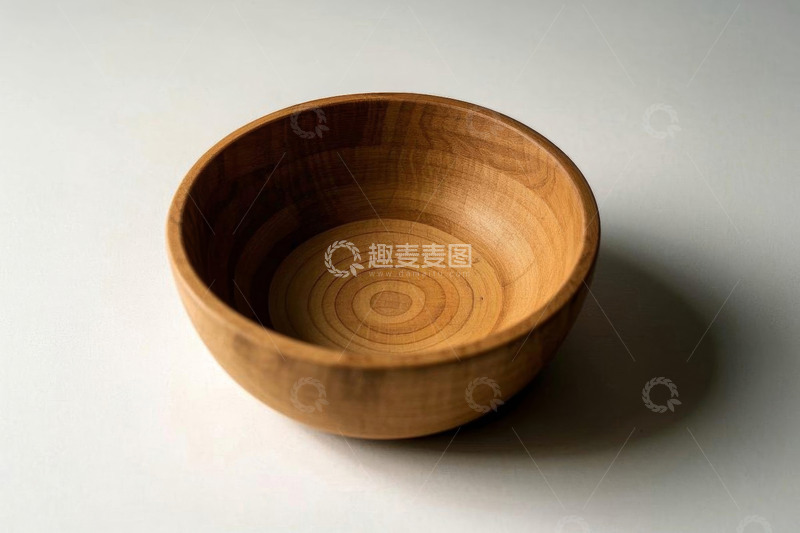 高清大图下载【趣麦麦图】木质碗特写