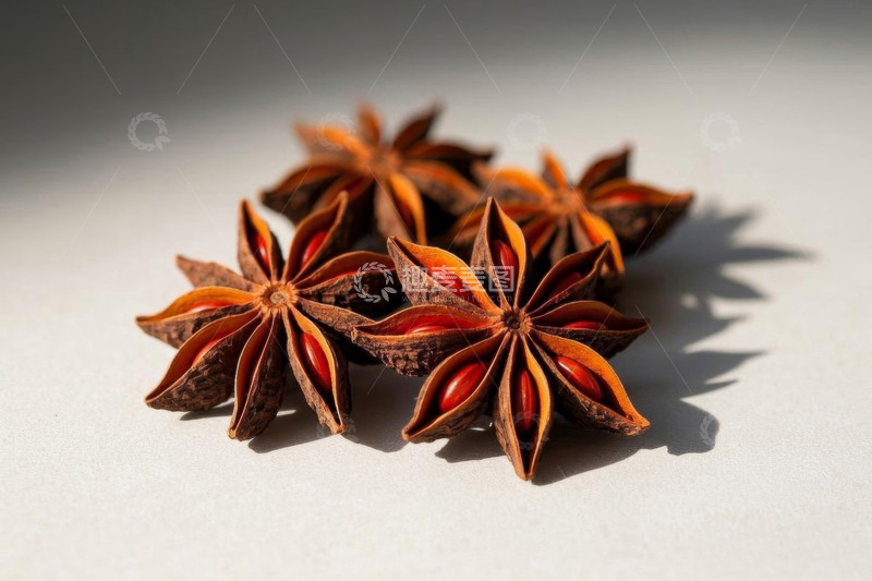 高清大图下载【趣麦麦图】八角香料特写