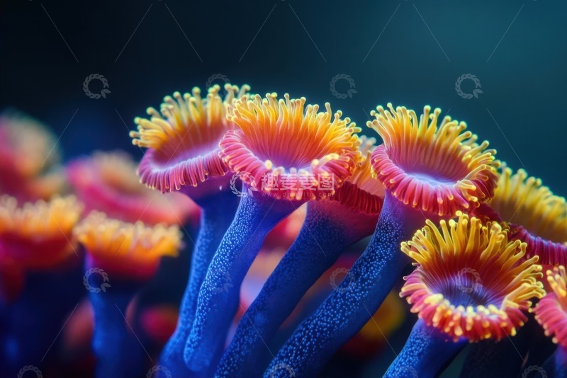 高清大图下载【趣麦麦图】海洋里的珊瑚虫摄影