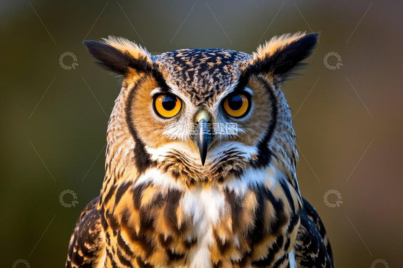 高清大图下载【趣麦麦图】猫头鹰特写