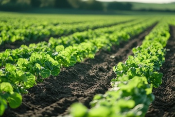 新鲜的蔬菜田地摄影