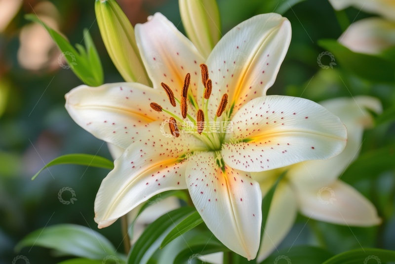 高清大图下载【趣麦麦图】一朵盛开的百合花花卉