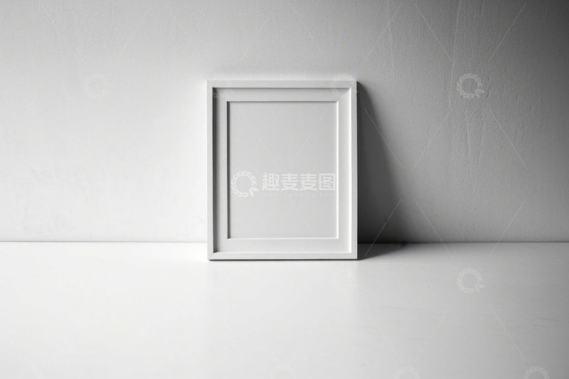 高清大图下载【趣麦麦图】白色框架靠墙摆放场景